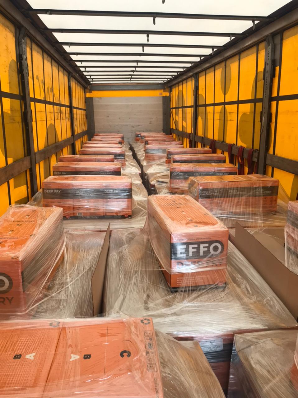 Huile de tournesol, pour la friture, riche en acide oléique avec antioxydants en bag in box 15 litres (EFFO) 