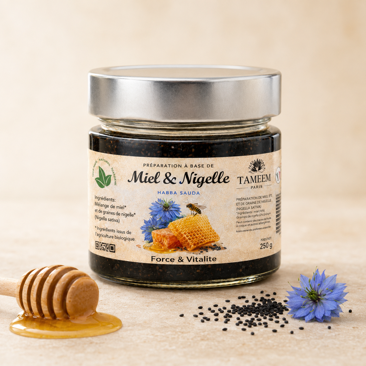 Miel à la Nigelle - Tameem Paris - 250gr