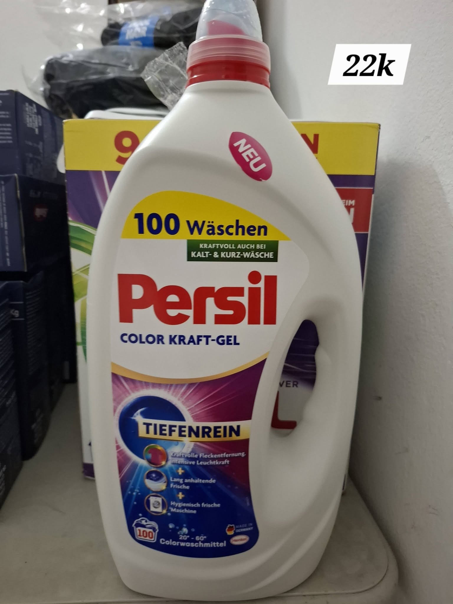 Lessive liquide Persil Color Gel 6L