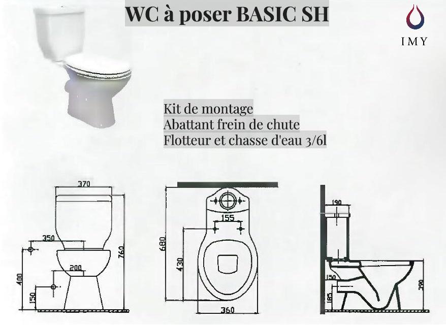 WC à POSER 