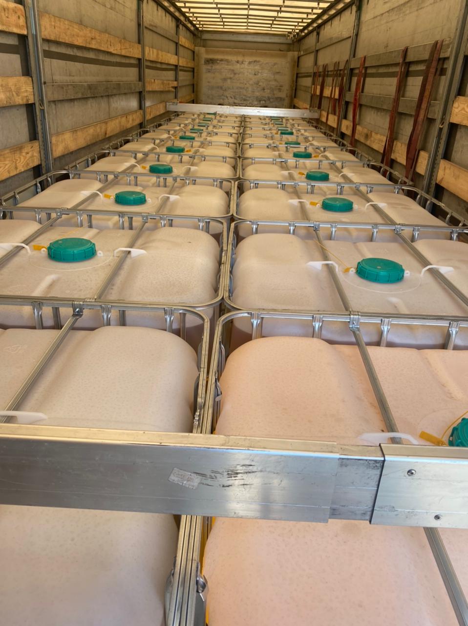 Huile de tournesol organique (BIO) à haute teneur oléique en eurocubes IBC