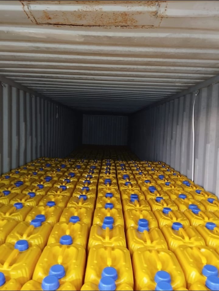 Huile de tournesol, pour la friture, riche en acide oléique avec antioxydants en bidons de 20 litres(EFFO) 